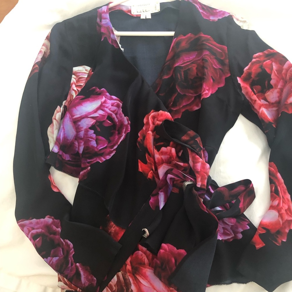 Nicole Miller silk tops .